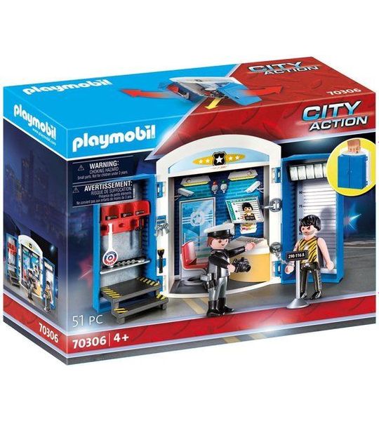 PLAYMOBIL City Action Speelbox Politiestation - 70306