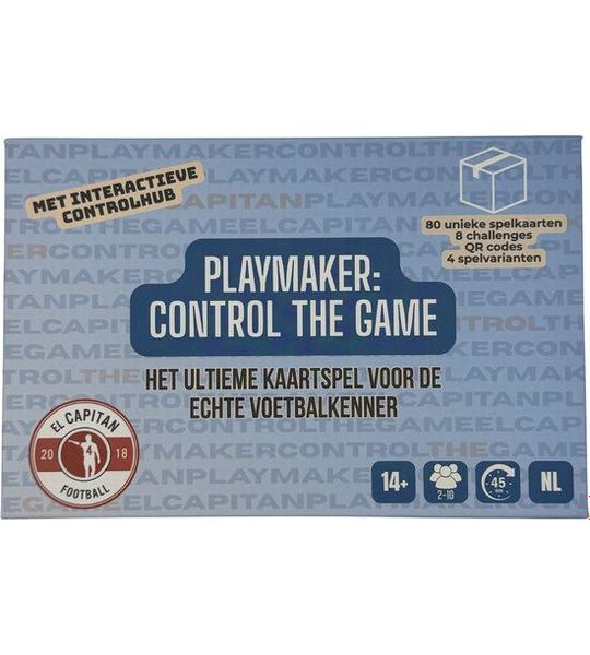 El Capitan – Playmaker | Voetbal Quiz Kaartspel | 14+ | Party Game | Cadeau