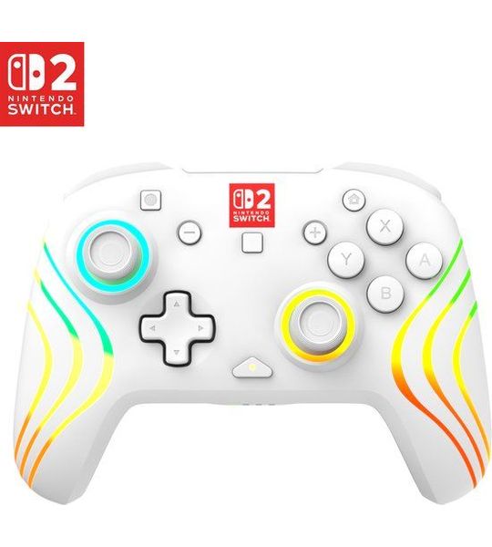 Turtle Beach Afterglow Wave Wireless - White Controller Nintendo Switch 2 Switch Lite Oled Wit