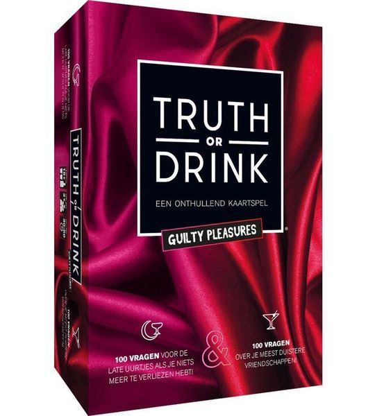 Truth or Drink - Guilty Pleasures - Nederlandstalig Kaartspel