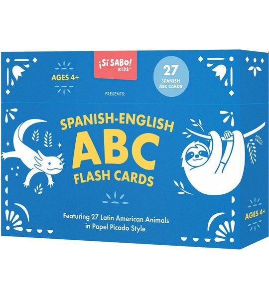 Si Sabo Kids- Spanish-English ABC Flash Cards