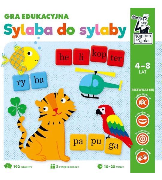 Sylaba do sylaby Gra edukacyjna