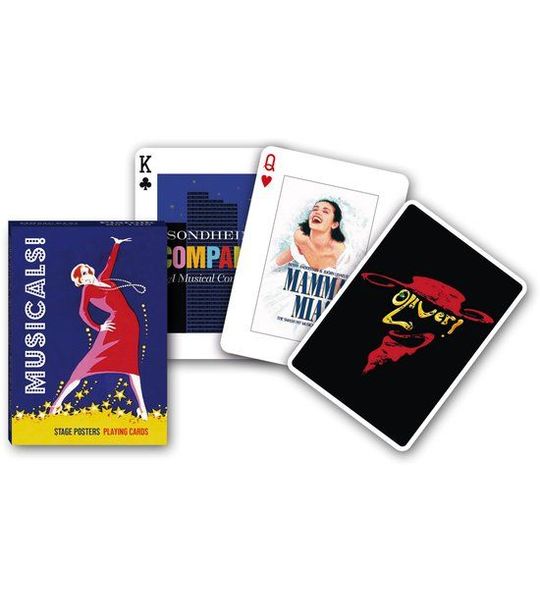 Piatnik speelkaarten musicals - kaartspel voor muziekliefhebbers.