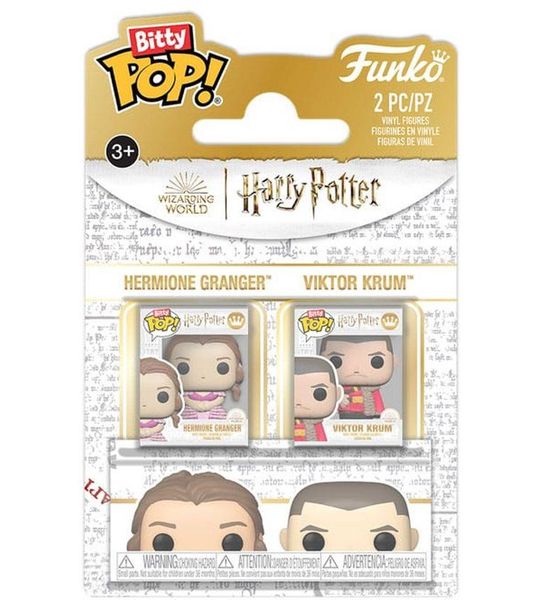 Harry Potter Bitty POP! Vinyl Figure 2-Pack Hermione & Krum 2,5 cm