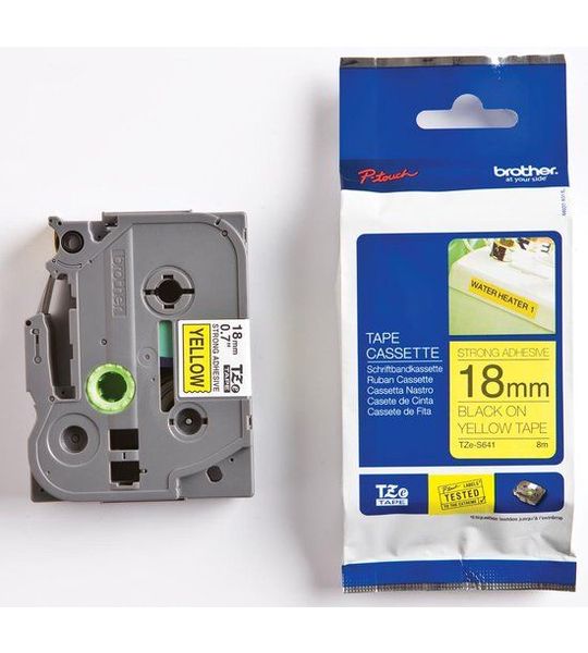Brother TZE-S641 sterk klevend zwart