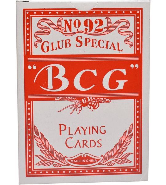 BCG Poker Kaarten No. 92 Club Special Rood