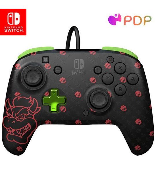 PDP Rematch Wired Bowser Controller Nintendo Switch Switch Oled Multicolor