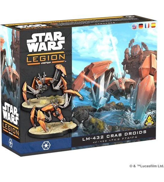 Star Wars Legion - LM-432 Crab Droids – Unpainted Requires Assembly