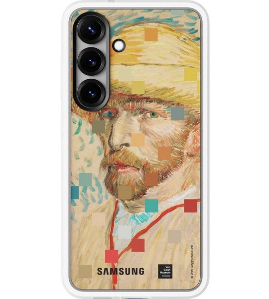 Samsung Flips Gezicht Van Gogh Telefoonhoesje Voor Samsung Galaxy S25 Bruin