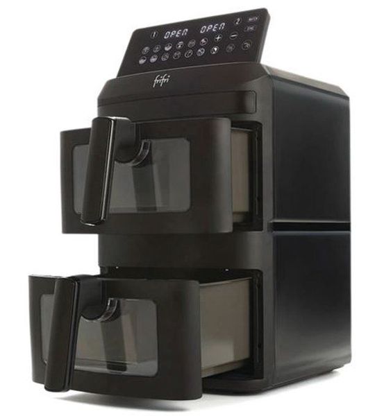 FriFri Airfryer Duo Slim FR0813028BLP 2800 W Matzwart