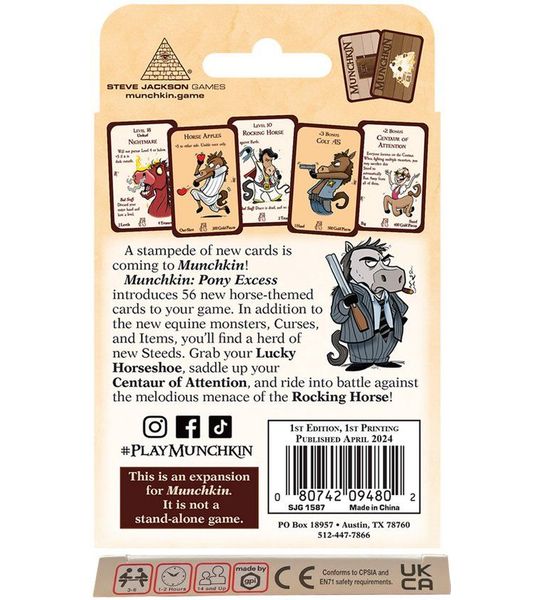 Munchkin Pony Excess - Uitbreiding - Engelstalig -