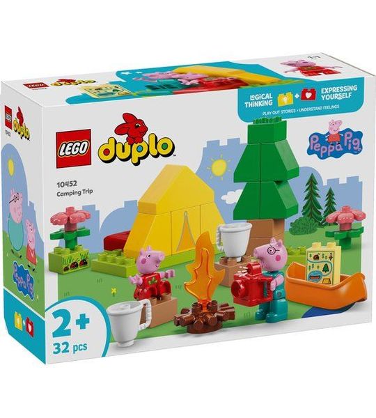 LEGO® DUPLO® Peppa Big Kampeertrip, Bouwbare Speelset - 10452