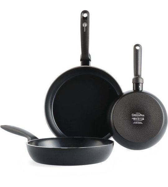 GreenPan Torino 3 delige koekenpannenset - 20 cm + 24 cm + 28 cm