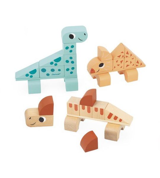 Janod Dino - Cubicosaurus Blokkenset