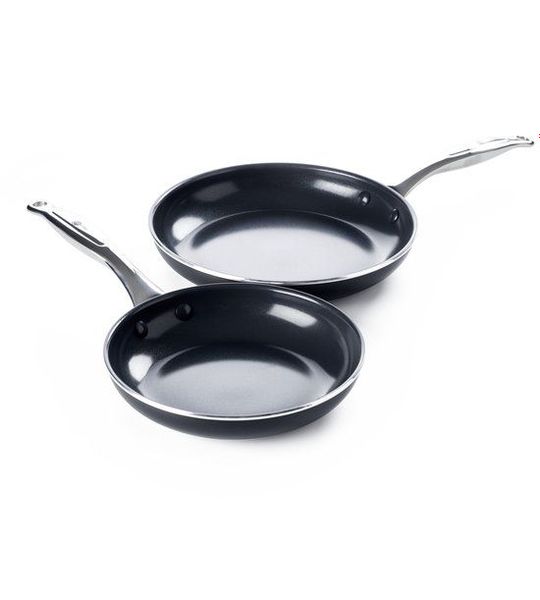 GreenPan Brussels keramische koekenpannenset 24 cm + 28 cm