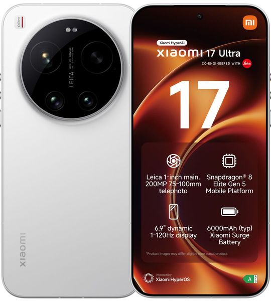Xiaomi 17 Ultra 512GB Wit 5G