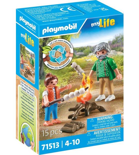 PLAYMOBIL My Life Kampvuur met marshmallows - 71513