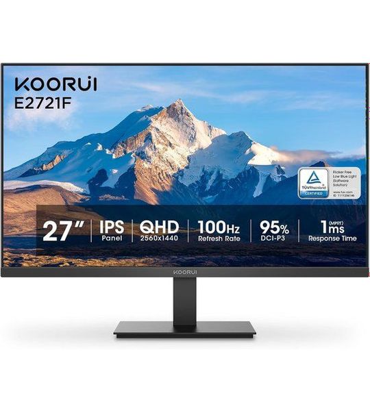 Koorui E2721f - 27 Inch Wqhd 2560 X 1440 Pixels Ips (in-plane Switching)