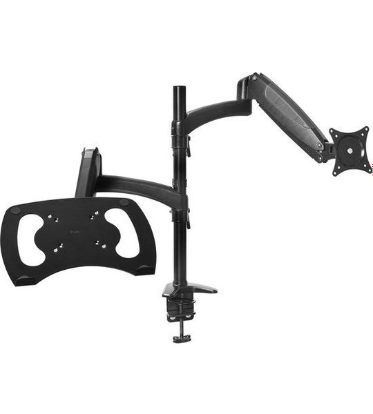 Trust MARA MONITOR & LAPTOP ARM Laptopstandaard Zwart