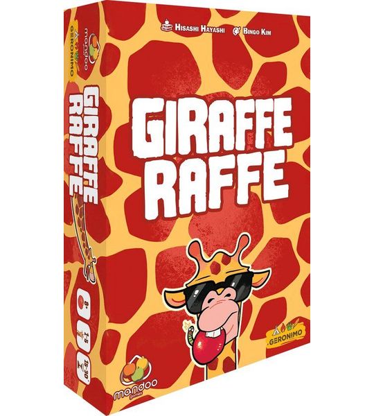 GIRAFFE RAFFE - GERONIMO GAMES - VAN 1 TOT 5 SPELERS - VANAF 8 JAAR OUD