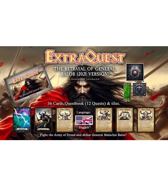 ExtraQuest The Betrayal of General Balor Expansion **ENGLISH** (Heroquest 1989)