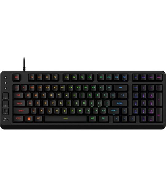HyperX Eve 1800 Gaming Keyboard - Us Qwerty Bedraad Gamingtoetsenbord Zwart