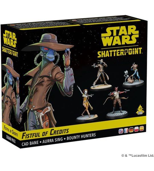 Star Wars Shatterpoint Fistful of Credits Cad Bane Squad Pack - EN/FR/DE/PL/ES