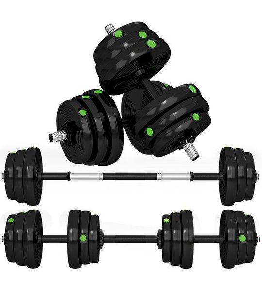 SPORTNOW Halter set Staal, Kunststof 105L x 20B x 20H cm Zwart+Groen