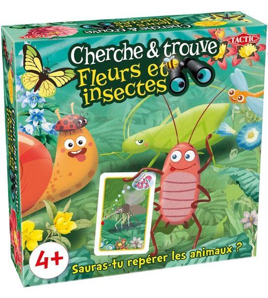 Cherce & trouve Fleurs et insectes