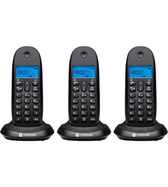 Motorola C1003cb+ Dect Trio Huistelefoon