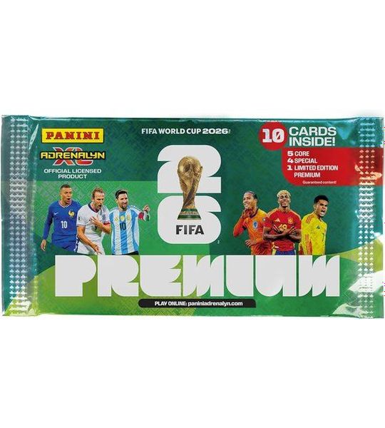 Asmodee Adrenalyn XL FIFA World Cup 2026 Premium Pack.