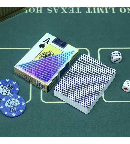 Pokerkaarten Texas Hold'em 100% kunststof