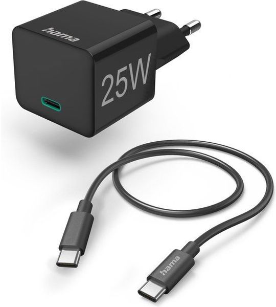 Hama 201623 Reislader Pd Usb-c 25w Zwart