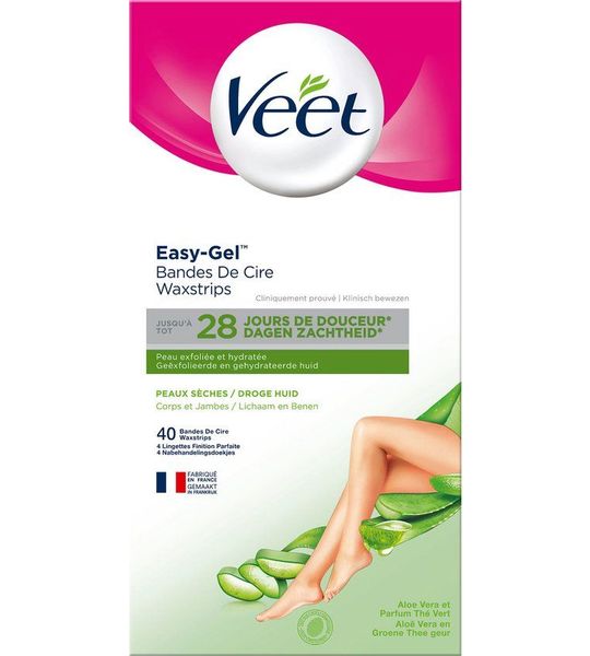 40stuks Veet Koude Waxstrips Droge Huid