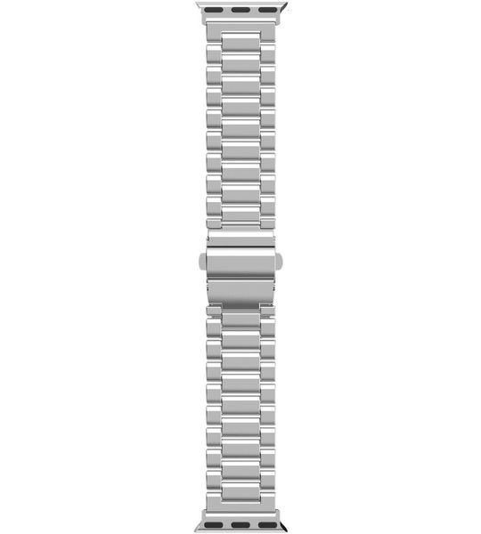 Just in Case Rvs Bandje Zilver voor Apple Watch 40/41/42 mm
