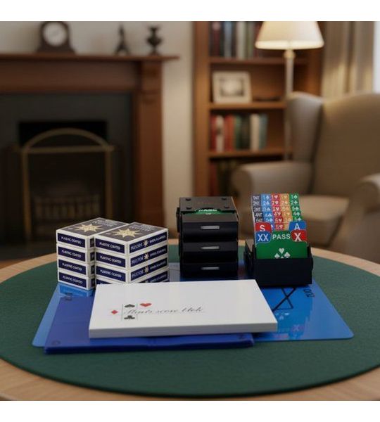 Startpakket bridge met mapjes - BLAUW