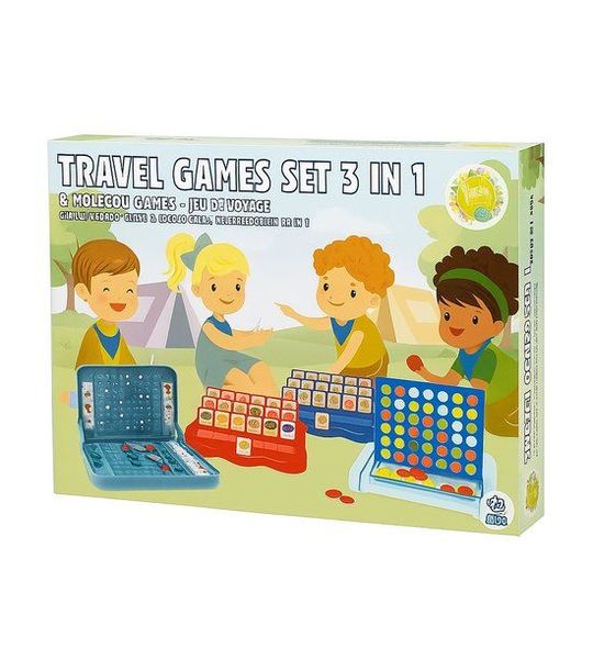 Reisspellen 3 in 1 - Tachan - Set van 3 Spellen - Travel game