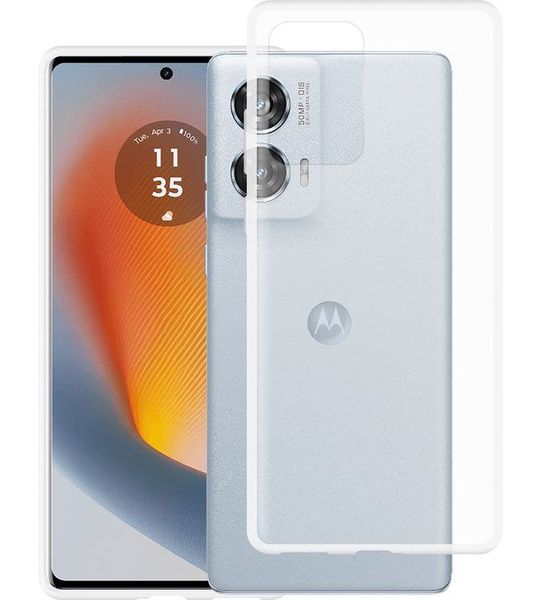 Just in Case Soft Design Motorola Edge 50 Fusion Back Cover Transparant