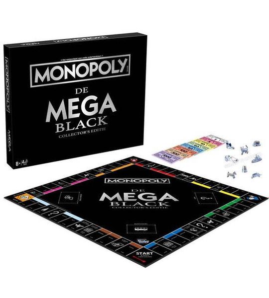Asmodee Monopoly Mega Black Collector's Editie bordspel Nederland.