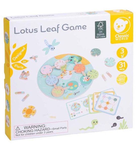 Classic World Houten Bordspel Waterlelie
