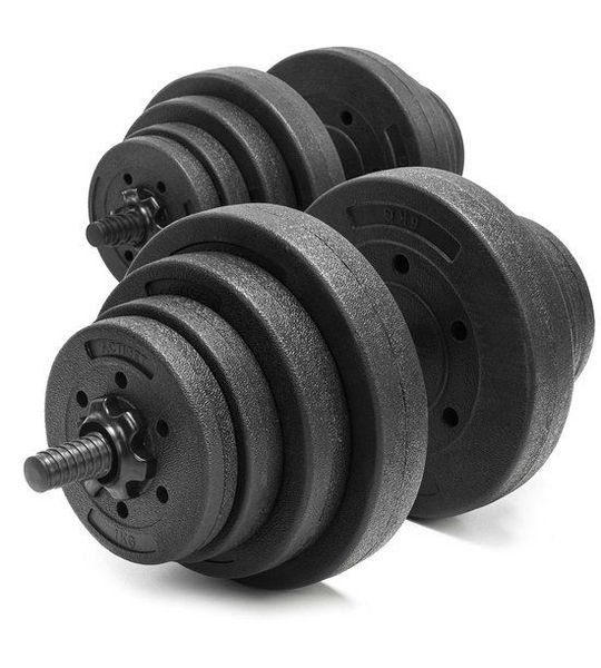 Actiget® Dumbellset - 30 KG - Complete Set - Thuis Sporten - Zwart