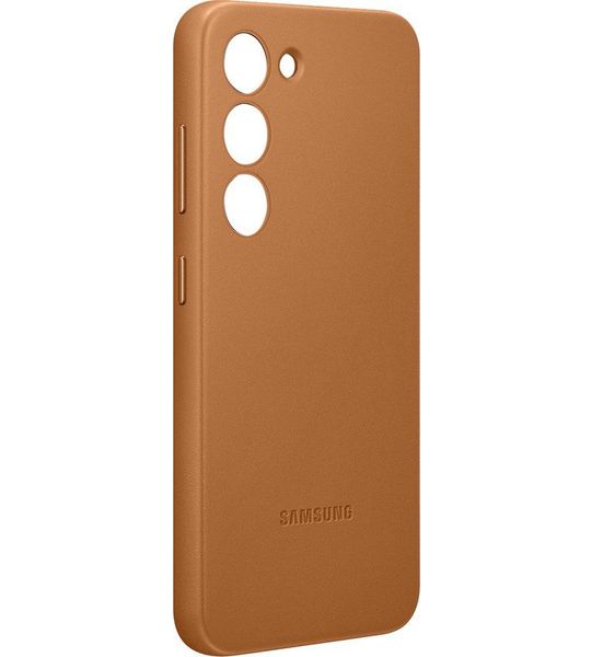 Samsung Galaxy S23+ Leather Case Camel