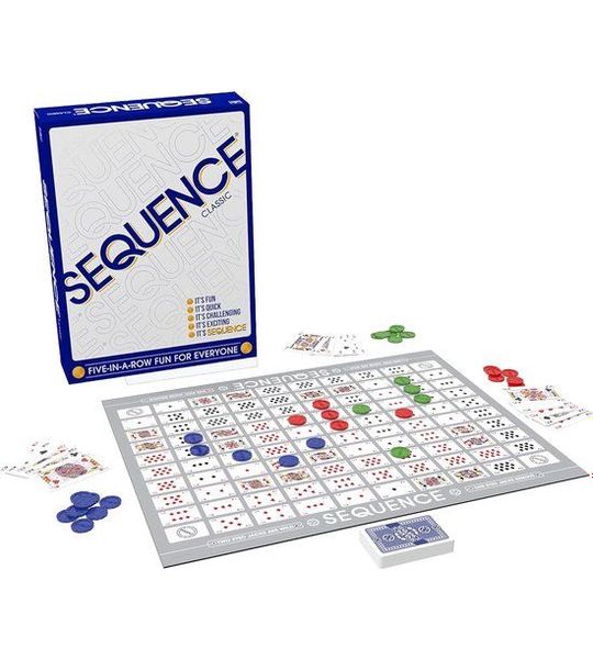 Crrynuo SEQUENCE spel - Bordspel met kaarten en fiches - Strategisch denkspel