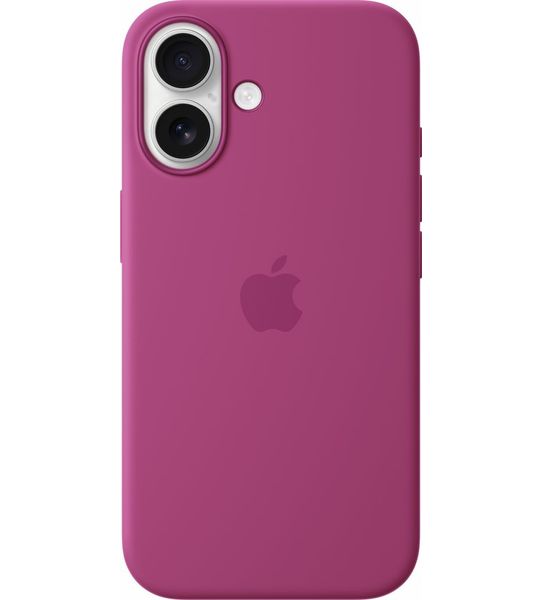 Apple Silicone Magsafe Cover Voor Apple Iphone 16 Fuchsia