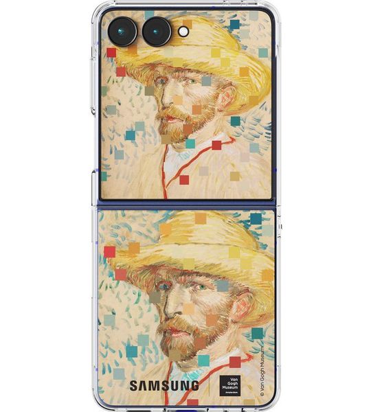 Samsung Flipsuit Portrait Van Gogh Telefoonhoesje Voor Samsung Galaxy Z Flip7 Groen