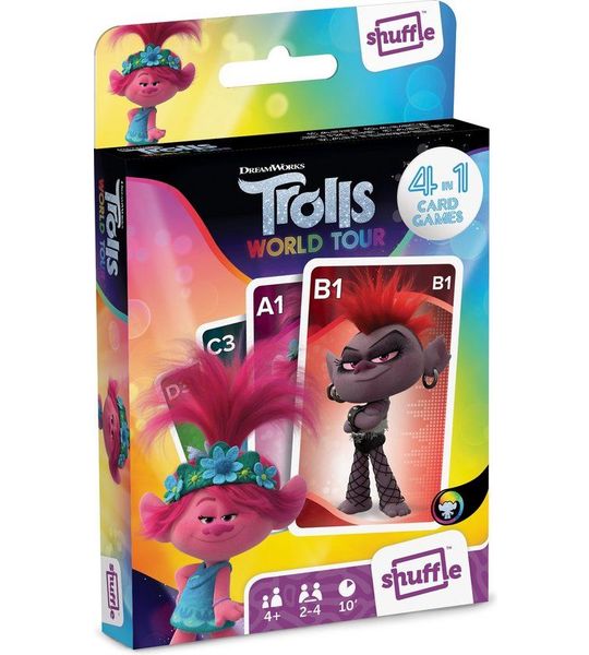 Dreamworks Kaartspel 4-in-1 Trolls Ii Karton 32-delig