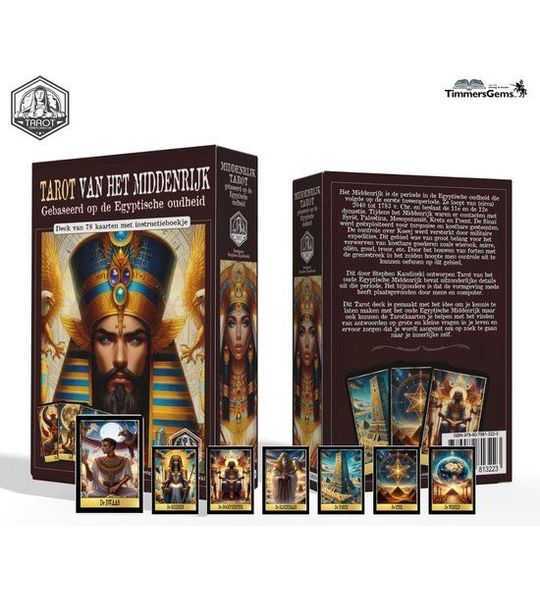Timmersgems Tarot van het Middenrijk - 78 kaarten met instructieboek