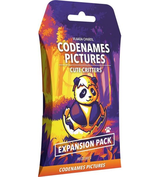 Czech Board Games - Codenames Pictures Cute Critters - Expansion EN