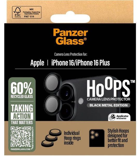 PanzerGlass Hoops Lensprotector Voor Apple Iphone 2024 6.1'';iphone 6.7'' Transparant