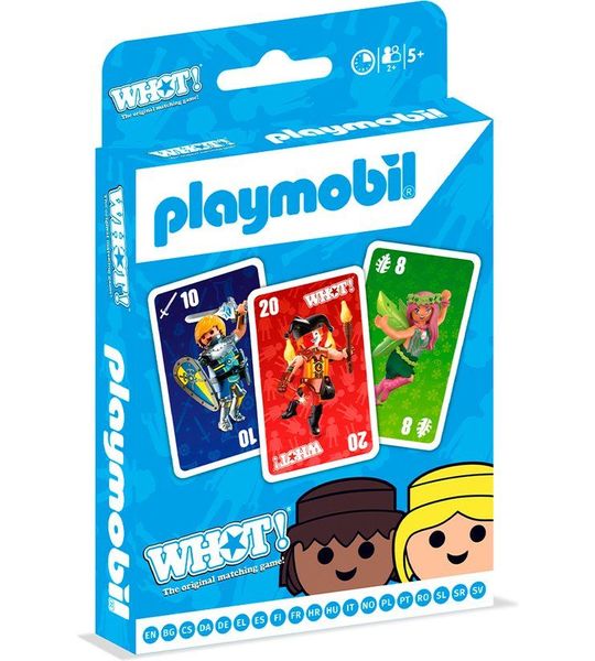 Winning Moves Playmobil - Speelkaarten - WHOT! (Meertalig)